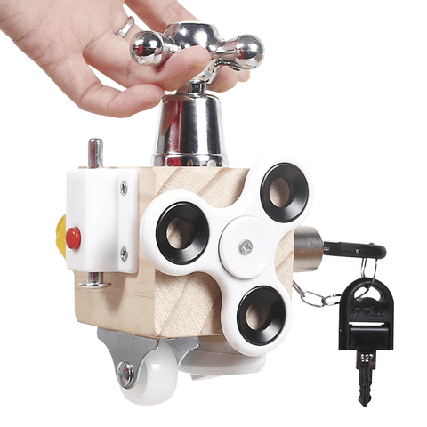  Hộp bận rộn rèn luyện vận động cho bé Busy Cube 