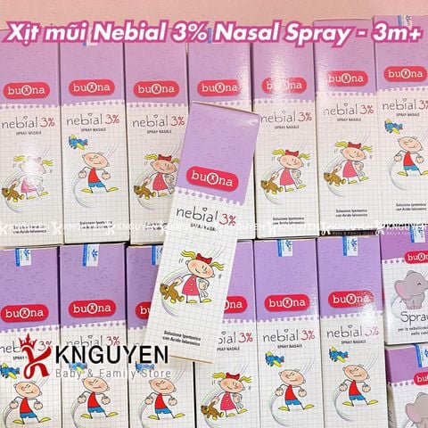  Xịt mũi Nebial 3% Nasal Spray 