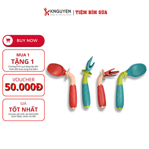  Set thìa dĩa ăn dặm MS 3118 