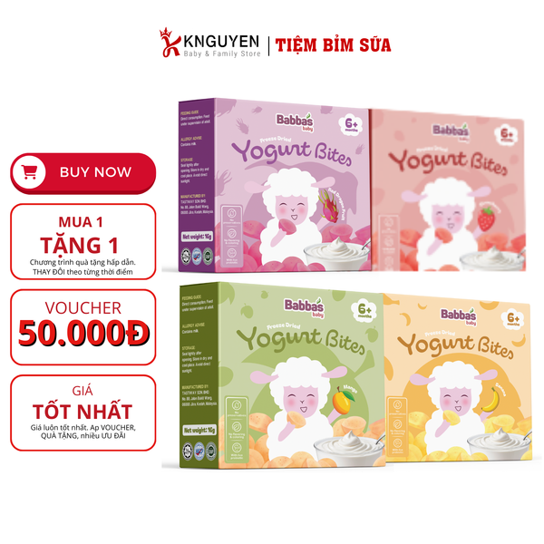  Sữa chua sấy lạnh Babba's Baby 16g (6m+) 