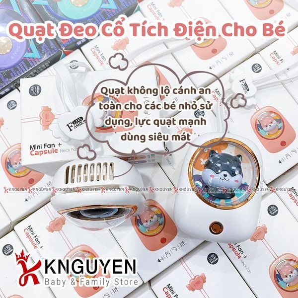  Quạt treo cổ Mini Fan 