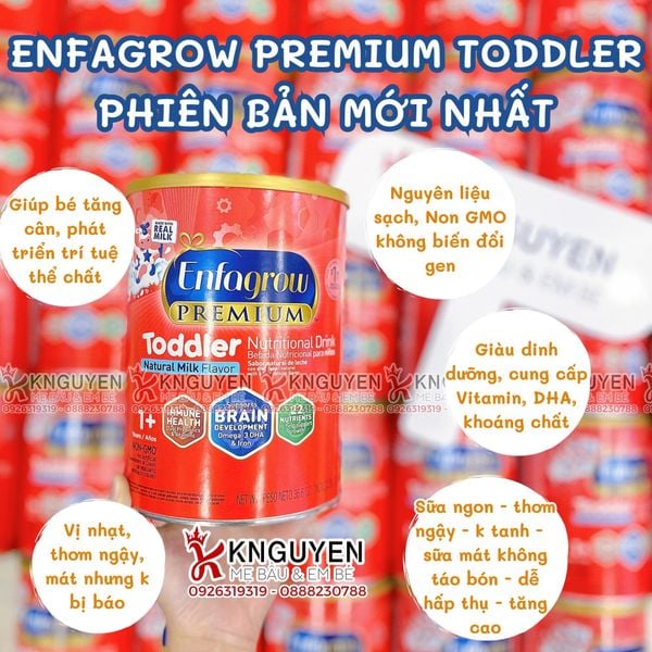  Sữa bột Enfagrow Premium đỏ 1.04kg (1-3 tuổi) 