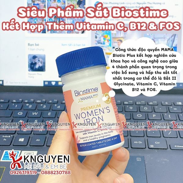  Sắt Biostime Premium Women's Iron (30 Viên) 