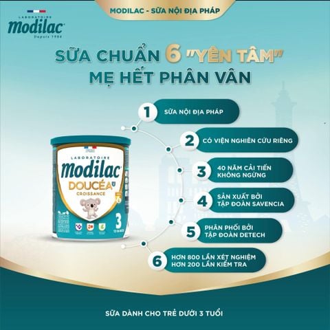  Sữa Modilac Doucéa Pháp - 800g 