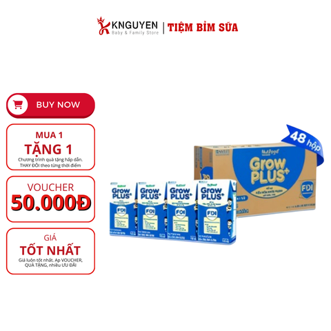  Sữa Pha Sẵn Grow Plus+ Fdi Xanh Nhạt 110ml 