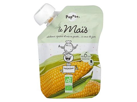  Túi ăn dặm rau củ quả hữu cơ Popote (120g) 4-6m 