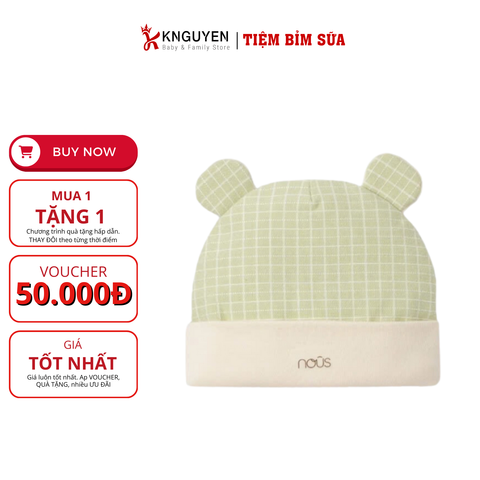  Mũ Tròn Tai Gấu Nous 