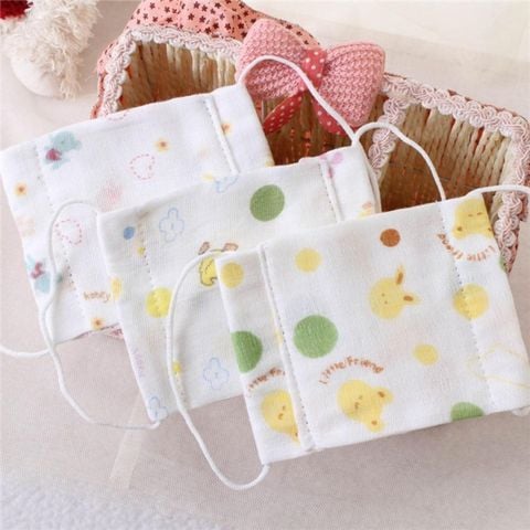  Set 10 Khẩu Trang Vải Xô Cho Bé 