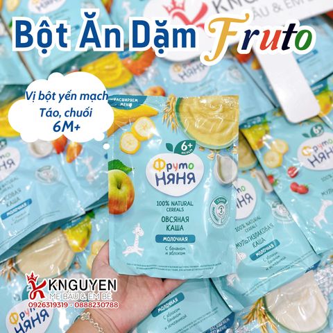  Bột Ăn Dặm Fruto Nga 4m+ 
