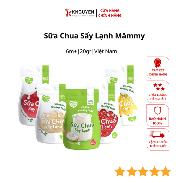  Sữa Chua Sấy Lạnh Mămmy 20g 