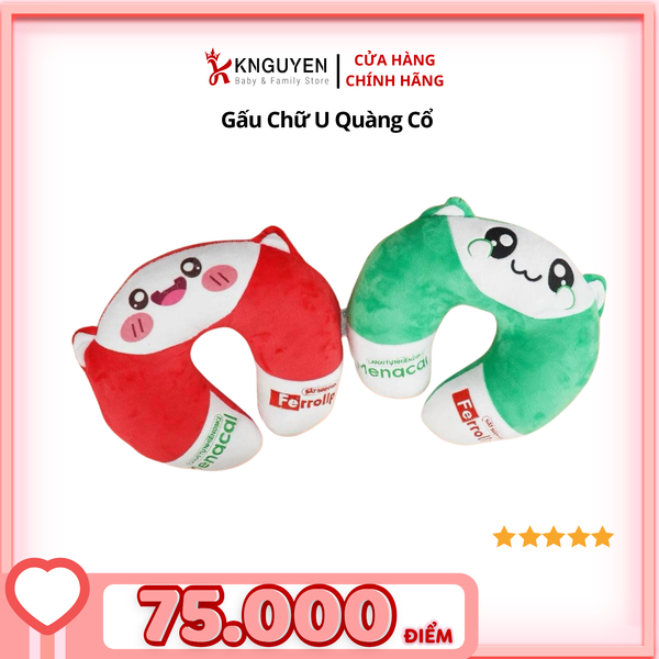  Gối Chữ U Đeo Cổ 