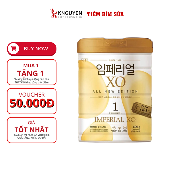  Sữa XO Hàn Quốc lon 800g 