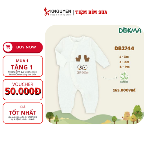  Body lệch dài tay phối họa tiết Dokma 