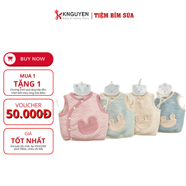  Áo Gilê Trần Bông 