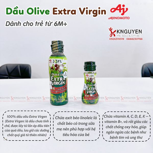  Dầu Olive Extra Virgin Ajinomoto Nhật Bản 