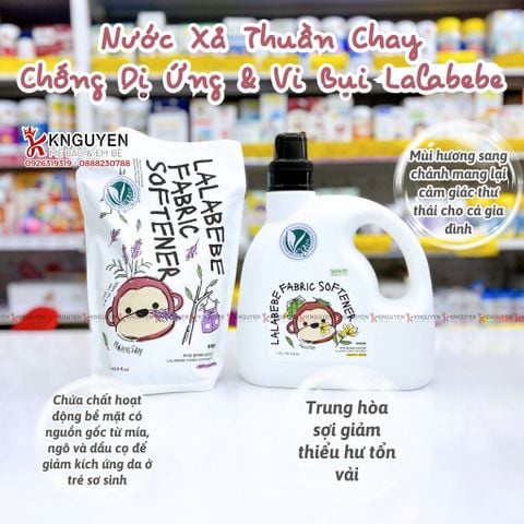  Nước xả thuần chay Lalabebe K-mom Hàn Quốc 