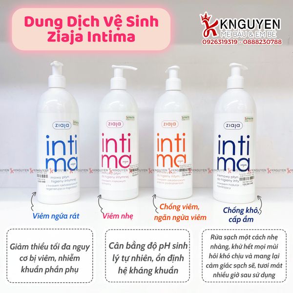  Dung Dịch Vệ Sinh Phụ Nữ Ziaja Intima 500ml 