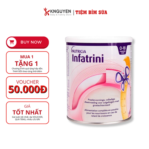  Sữa bột Infatrini (0-18m) 400g 