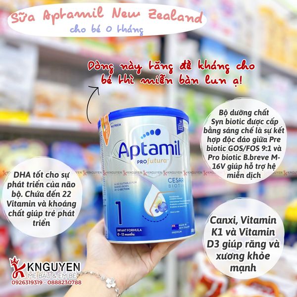  Sữa Aptamil New Zealand Pro Futura 