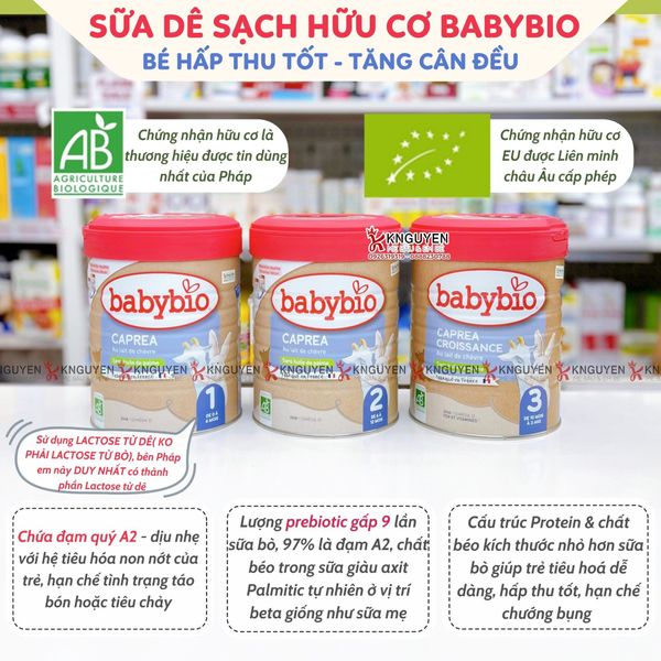  Sữa Dê Babybio Caprea  (800g) 