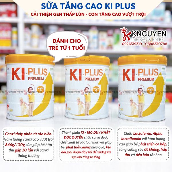  Sữa tăng chiều cao Hàn Quốc Namyang Ki Plus Premium 750g 