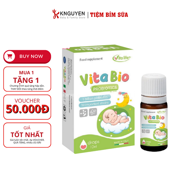 MEN 10 CHỦNG VITA BIO (10ml) 