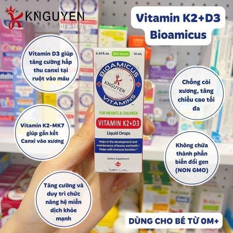  Vitamin K2+D3 Bioamicus 10ml (0m+) 