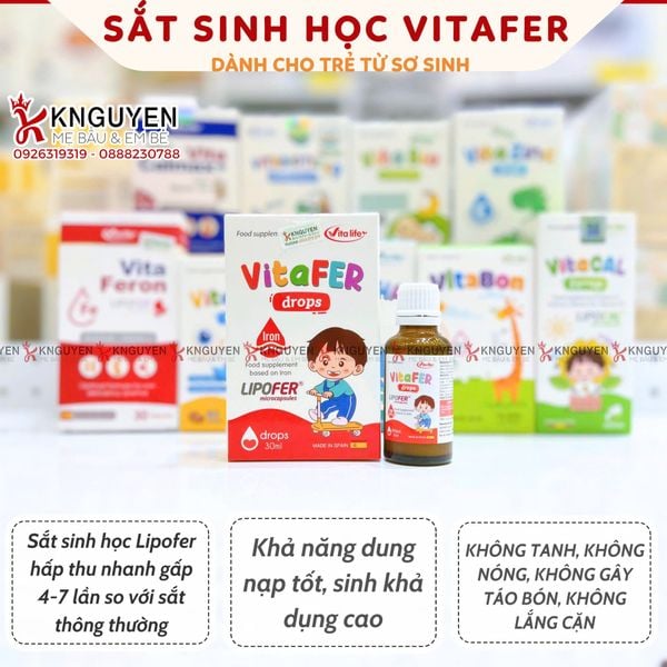  Sắt Nhỏ Giọt VITAFER Drop (30ml) 
