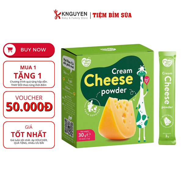  Bột Phô Mai Tách Muối Mămmy 30g (10x3g) 