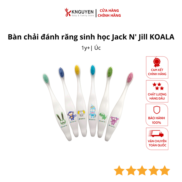 Bàn chải đánh răng sinh học Jack N' Jill KOALA 
