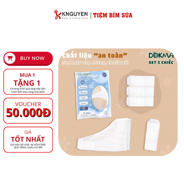  Quần lót giấy tiện lợi Dokma (Set 5 chiếc) 