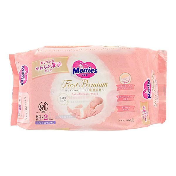  Giấy Ướt Merries 54x2 tờ (Set 2 gói) 