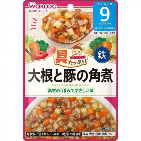  Cháo Ăn Liền Wakodo (80g) 
