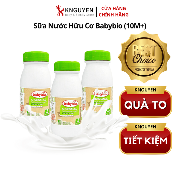  Sữa Nước Hữu Cơ Babybio (10M+) 