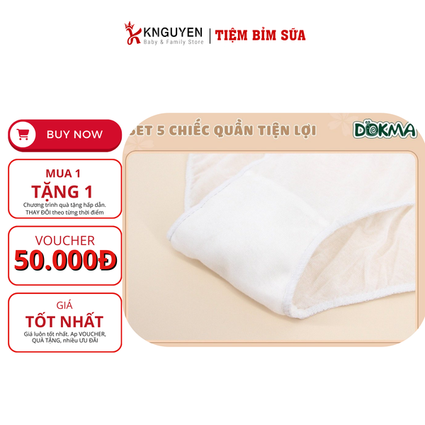 Quần lót giấy tiện lợi Dokma (Set 5 chiếc) 