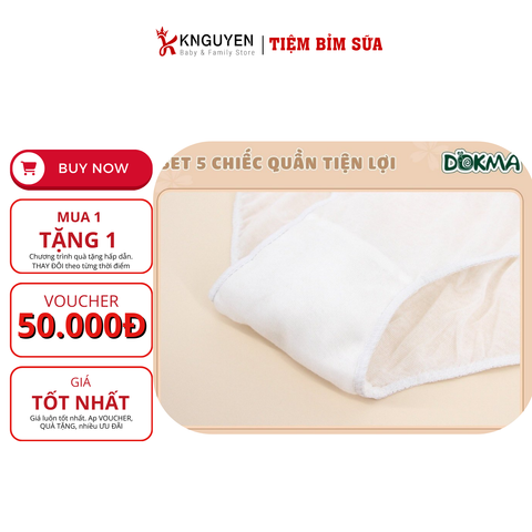  Quần lót giấy tiện lợi Dokma (Set 5 chiếc) 