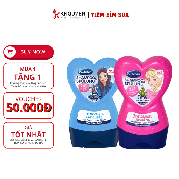  Gội xả BUBCHEN Đức (tim) 