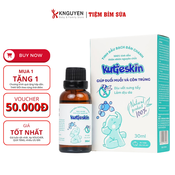  Tinh dầu bạch đàn chanh Kutieskin - Chai 30ml 