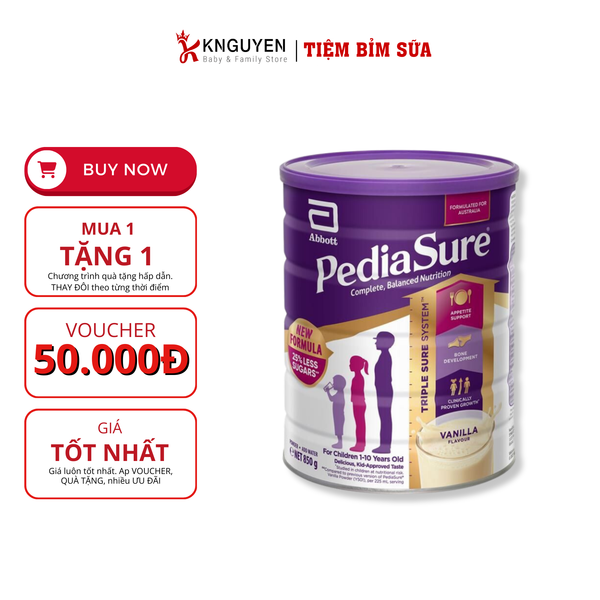  Sữa PediaSure Úc 850g 