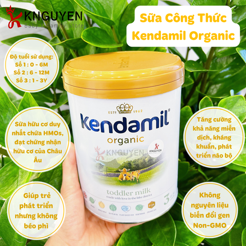  Sữa Kendamil Anh Organic - 800g 