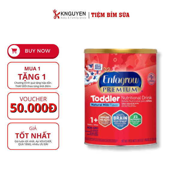  Sữa bột Enfagrow Premium đỏ 1.04kg (1-3 tuổi) 