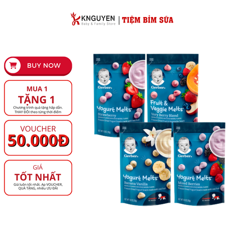  Sữa Chua Khô Gerber 28g USA 