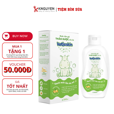  Nước Tắm Gội Thảo Dược Kutieskin 200ml 