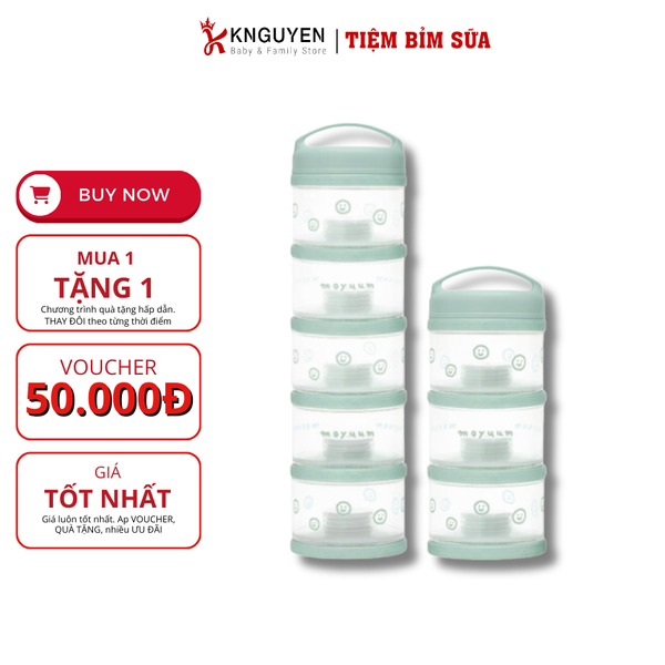  Hộp Chia Sữa Moyuum Premium Millk Powder Dispenser 
