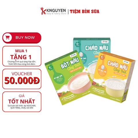  Cháo nấu công thức Mabu (400g) 6M+ 