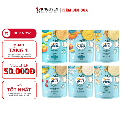  Bột Ăn Dặm Fruto Nga 4m+ 
