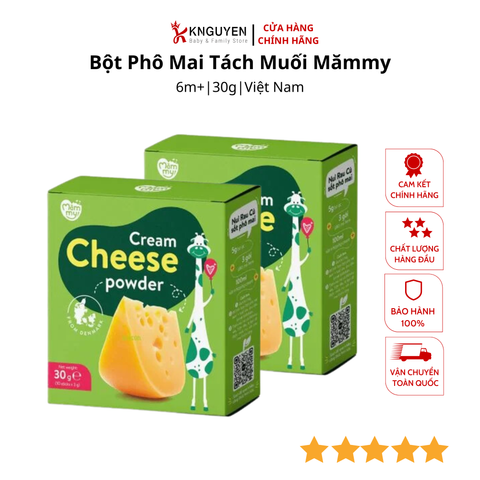  Bột Phô Mai Tách Muối Mămmy 30g (10x3g) 