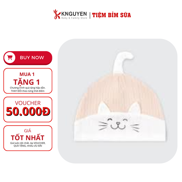  Mũ sơ sinh La Pomme mèo con 