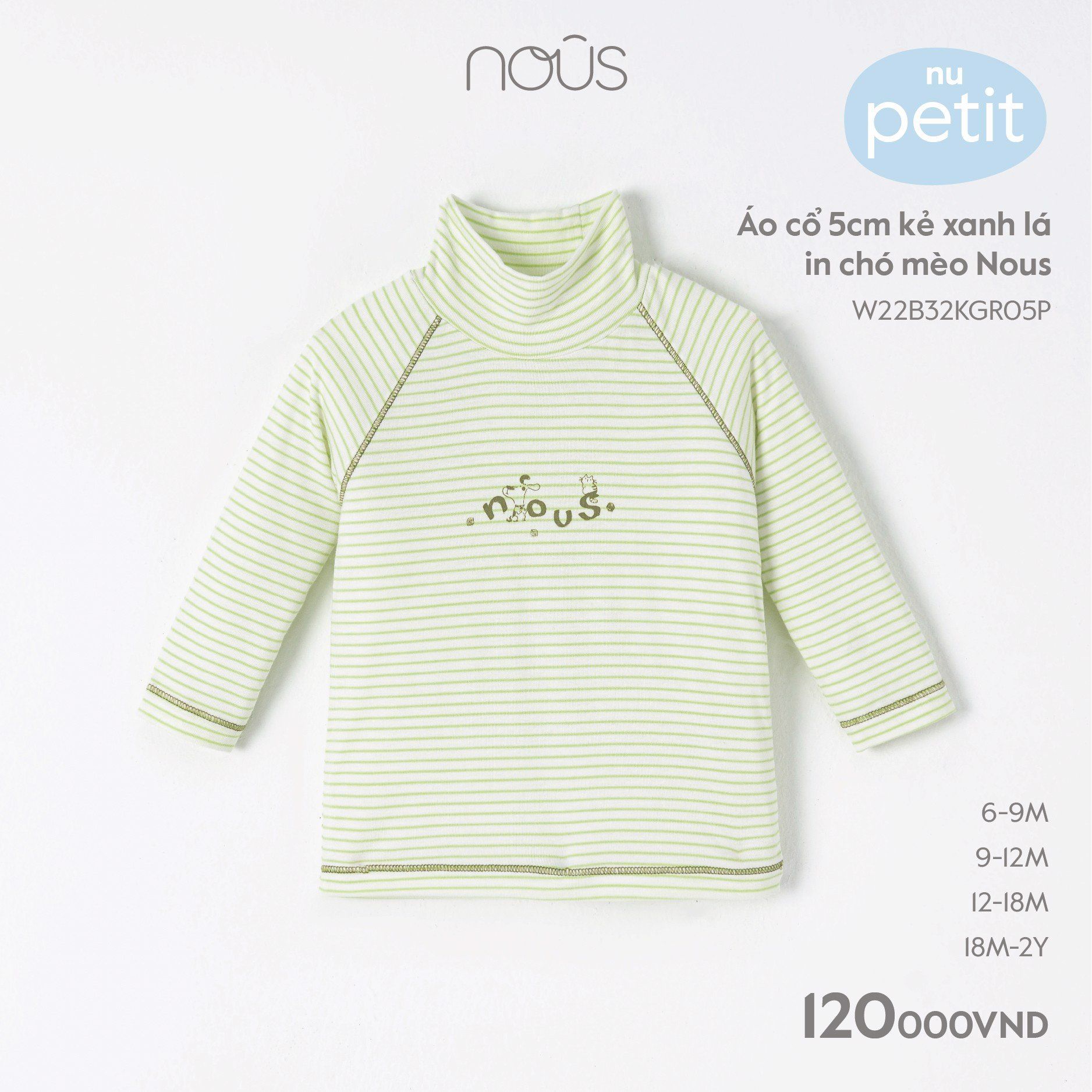  Áo Cổ 5cm In Hình - Nous 
