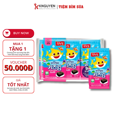  Set 3 Gói Rong Biển Organic Pink Fong 
